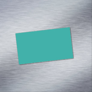 Flache Türkis Hintergrundtextur Magnetische Visitenkarte