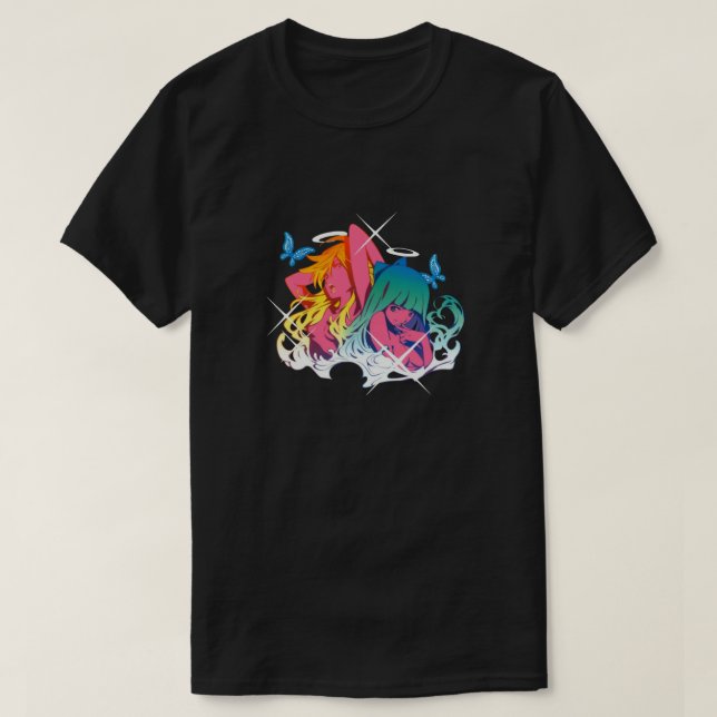 Fläche und Strumpf (V2) Angepasst T-Shirt (Design vorne)