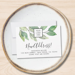 Flache Visitenkarte zur Bekanntmachung Ankündigung