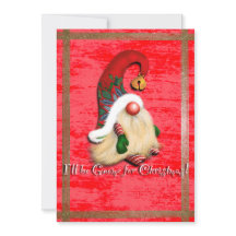 Flache Weihnachtskarte