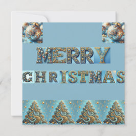 flache weihnachtskarte feiertagskarte