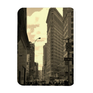 Flacheisen-Gebäude Magnet