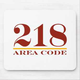 Flächencode 218 mousepad