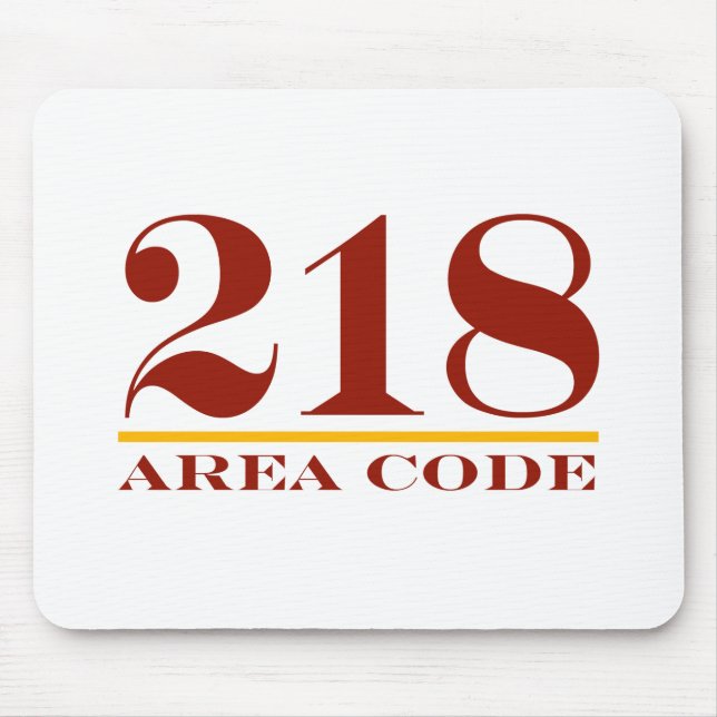 Flächencode 218 mousepad (Vorne)