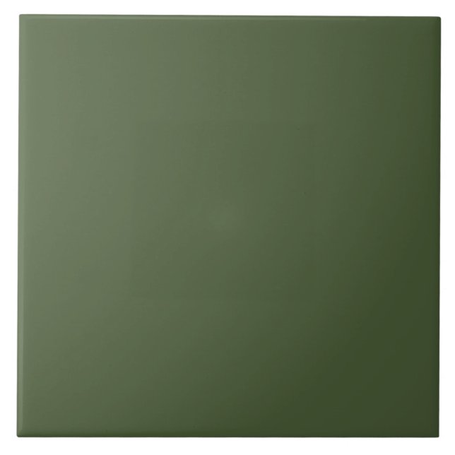Flacher Jadegrün Fliese (Vorderseite)