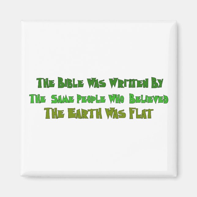 Flacherde-Historiker Magnet (Vorne)