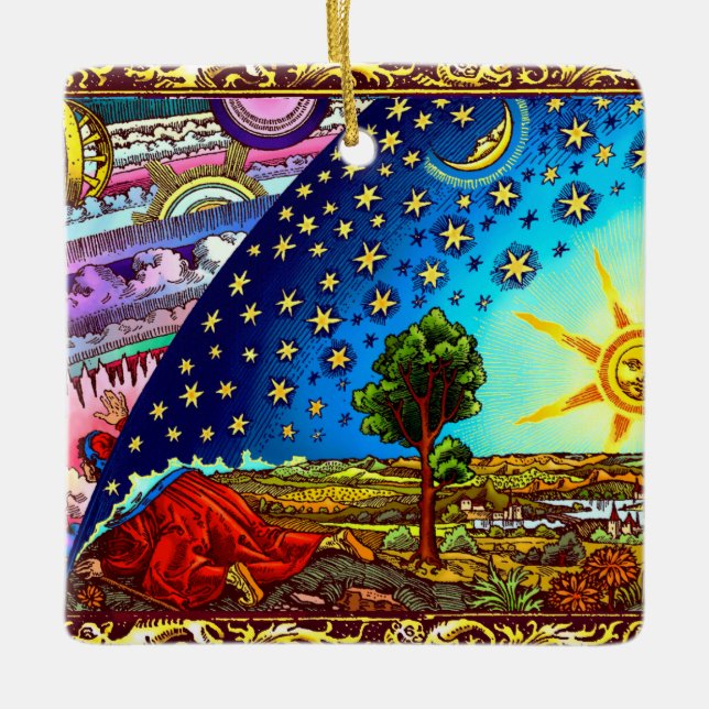 Flacherdekoration Keramikornament (Vorderseite)