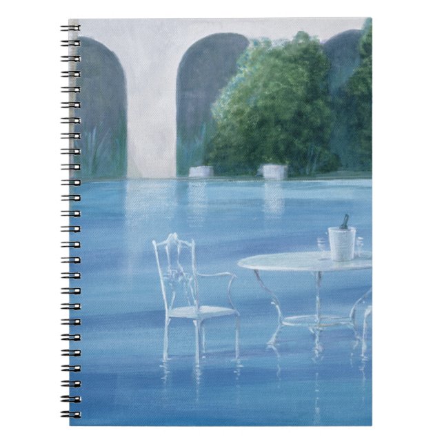 Flaches Ende Notizblock (Vorderseite)