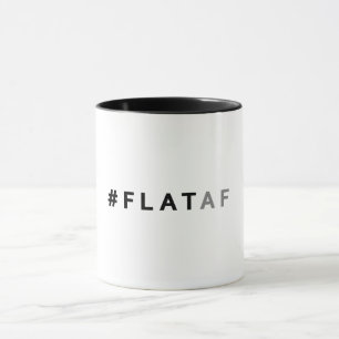 Flaches Erdkaffee-Tasse   #flataf Tasse