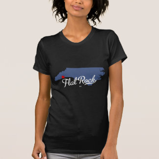 Flaches Shirt Felsen-Nord-Carolina NC