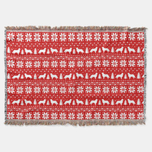 Flaches überzogenes Retriever-Weihnachtsmuster-Ro Decke