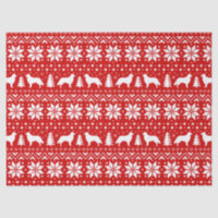 Flaches überzogenes Retriever-Weihnachtsmuster-Rot