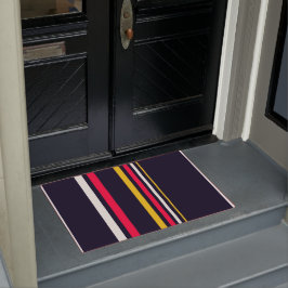 Flachfarbstreifen Fußmatte