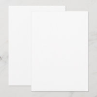 Flachgröße 5" x 7" Papier Matte Umschläge Weiß