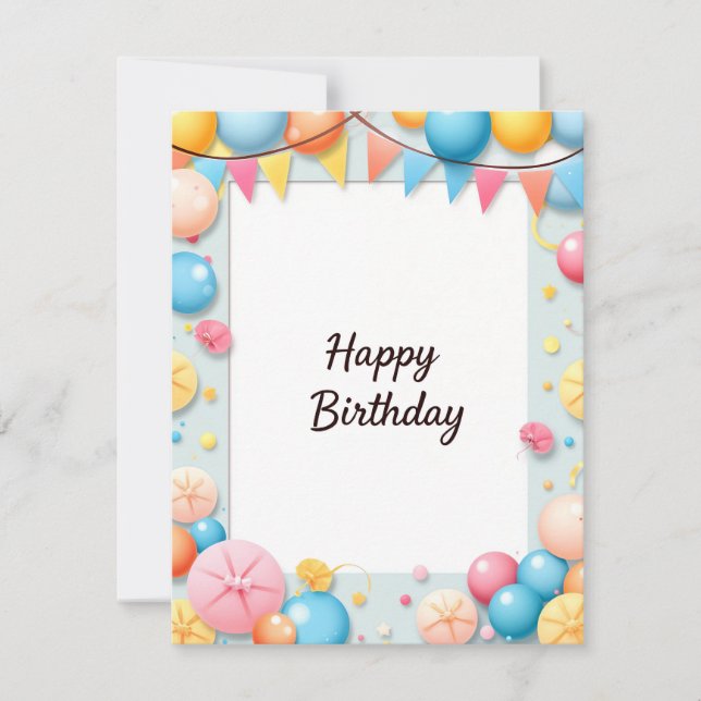 Flachkarte (Vorderseite)