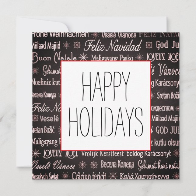 Flachkarte (Vorderseite)