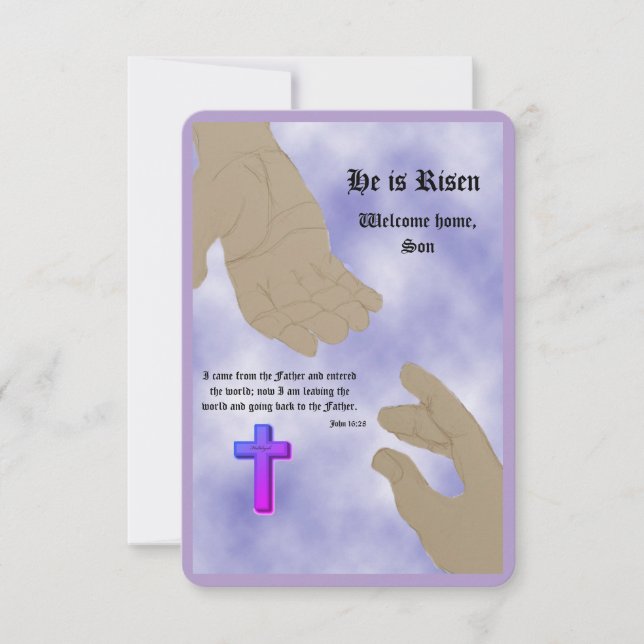 Flachkarte (Vorderseite)