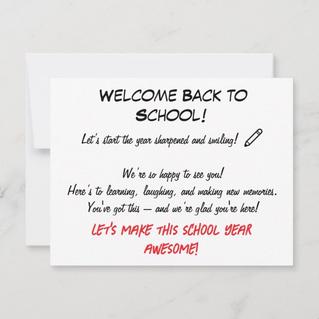 Flachkarte (Rückseite)