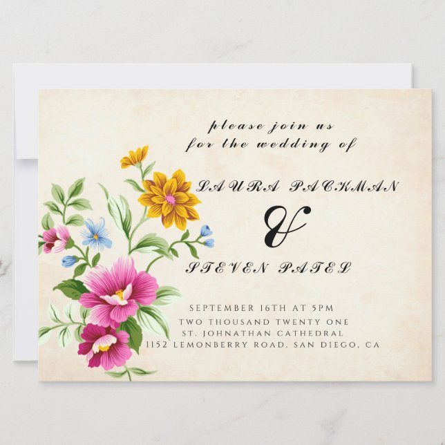 Flachkarte (Vorderseite)