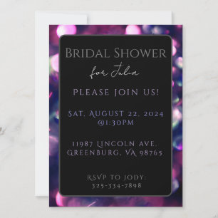 Flachkarte, Berry Sparkle Dark