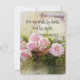 Flachkarte, die durch den Glauben geht, keine Sehn