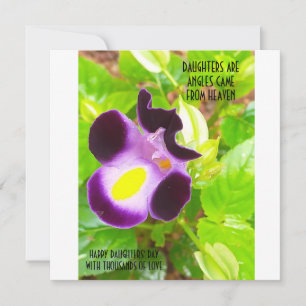 FLACHKARTE FÜR DEN TOCHTERTAG