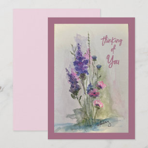 Flachkarte in Touch behalten Feiertagskarte