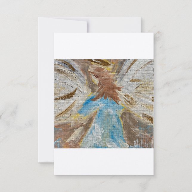 Flachkarte Original art.angel Mitteilungskarte (Vorderseite)