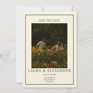 Flachkarte Save the Date