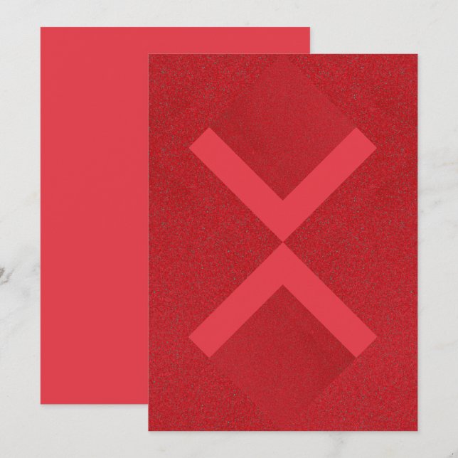 Flachkarte Save the Date (Vorne/Hinten)