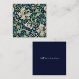 FLACHKARTE : WILLIAM MORRIS : HONEYSUCKLE MITTEILUNGSKARTE