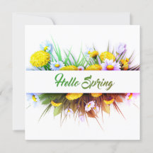Flachkarten für den Frühling