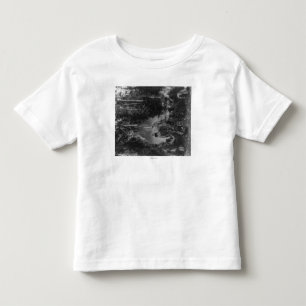 Flachkopfamerikanischer Ureinwohner an der Kleinkind T-shirt