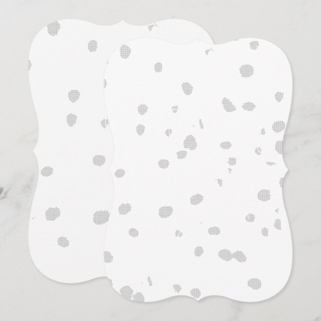 Flachland Holiday & Wedding Cards | Benutzerdefini (Vorne/Hinten)