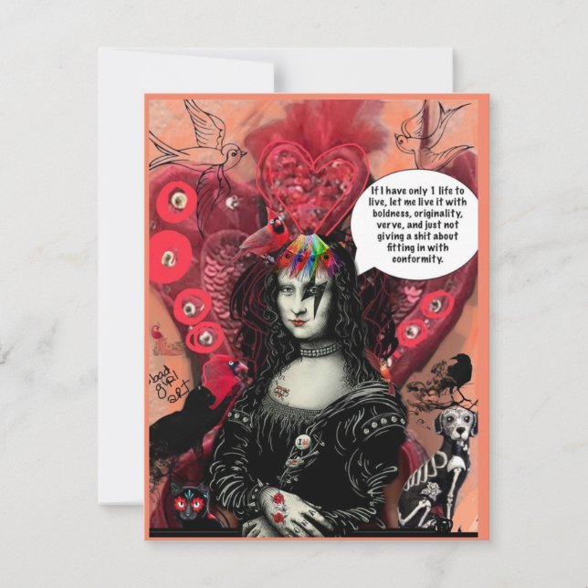 Flachnotecard Feiertagskarte (Vorderseite)