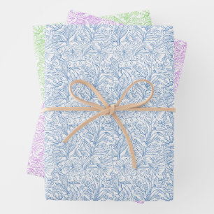 Flachpapier mit 3 Sets Geschenkpapier Set