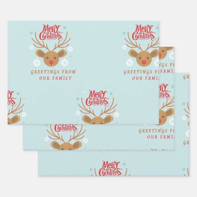 Flachpapier Set 3 Geschenkpapier Set (Set)