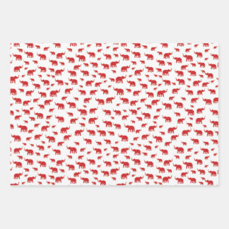 Flachpapier Set 3 Geschenkpapier Set