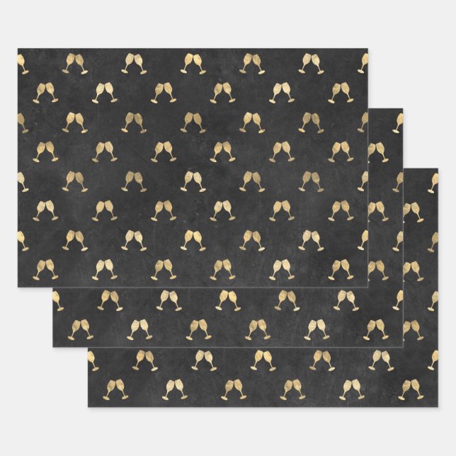 Flachpapier Set 3 Geschenkpapier Set (Set)