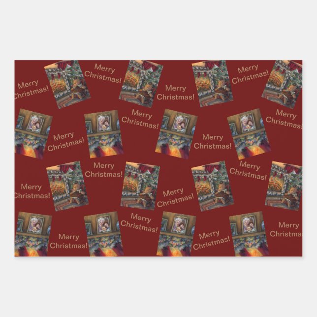 Flachpapier Set 3 Geschenkpapier Set (Vorderseite)