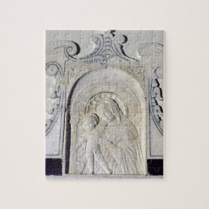 Flachrelief von Madonna und von Kind (Marmor)