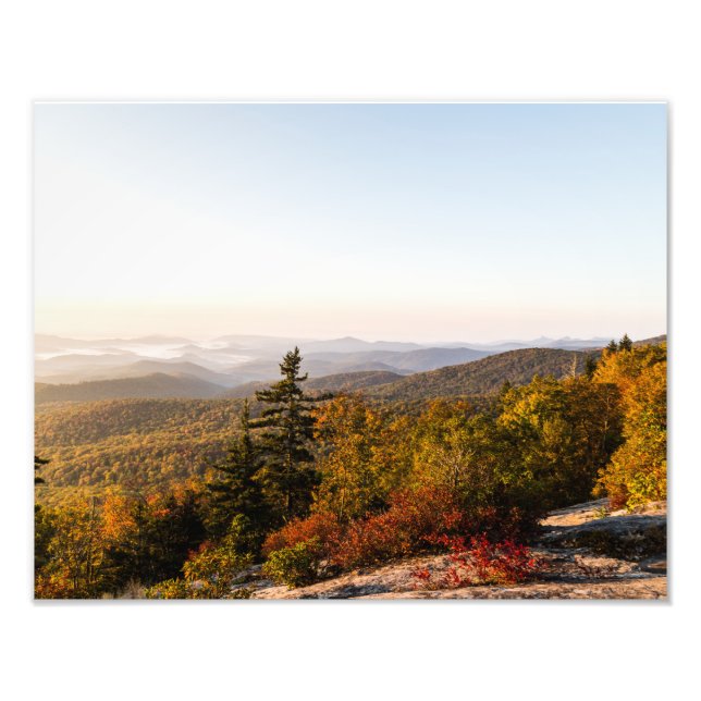 Flachrock, NC Fotodruck (Vorne)