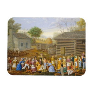 Flachs, der Biene, 1885 (Öl, schwingt auf dem Magnet