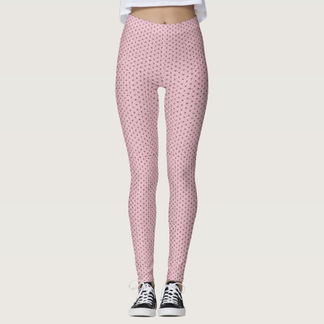 Flachsblattstrichmuster, traditionelles japanische leggings (Vorderseite)