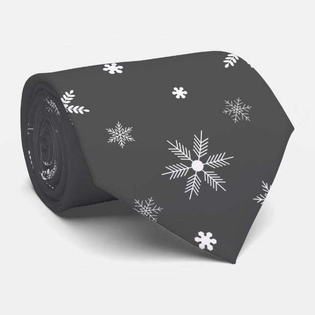 Flackenmuster Krawatte (Gerollt)