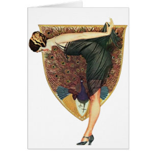 Flacon avec Emblème de paon