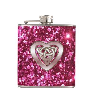 Flacon celtique de coeur de parties scintillantes