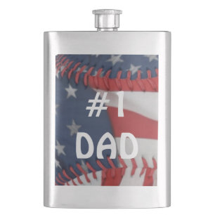 Flacon classique/baseball drapeau américain #1 Pap