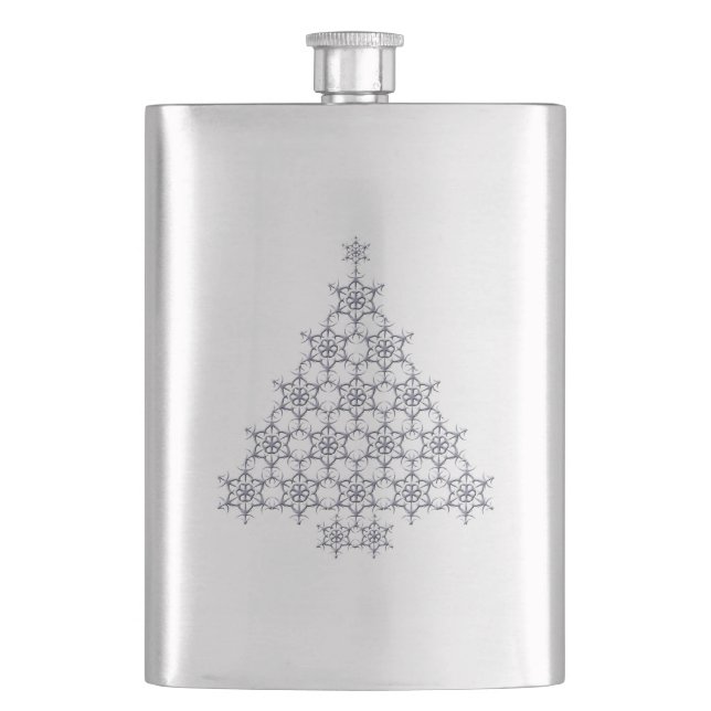 Flacon d'arbre de Noël Snowflake (devant)