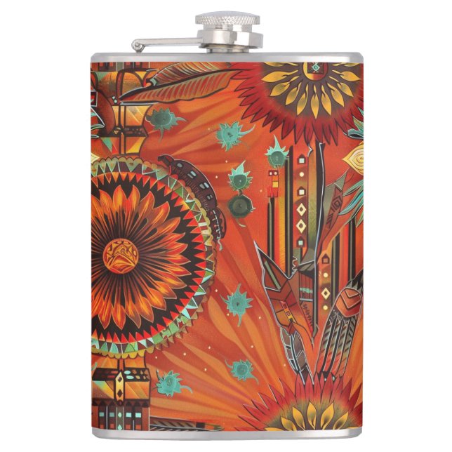 Flacon de 8 oz captivant "Echos complexes" de la M (Devant)